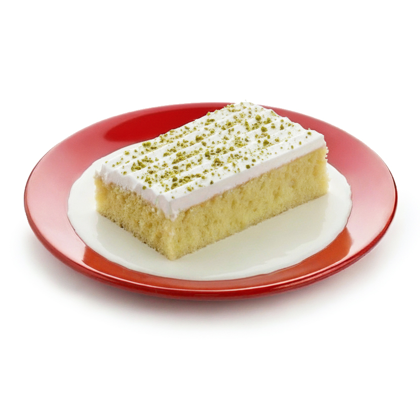 كيكة اللبن بالفستق