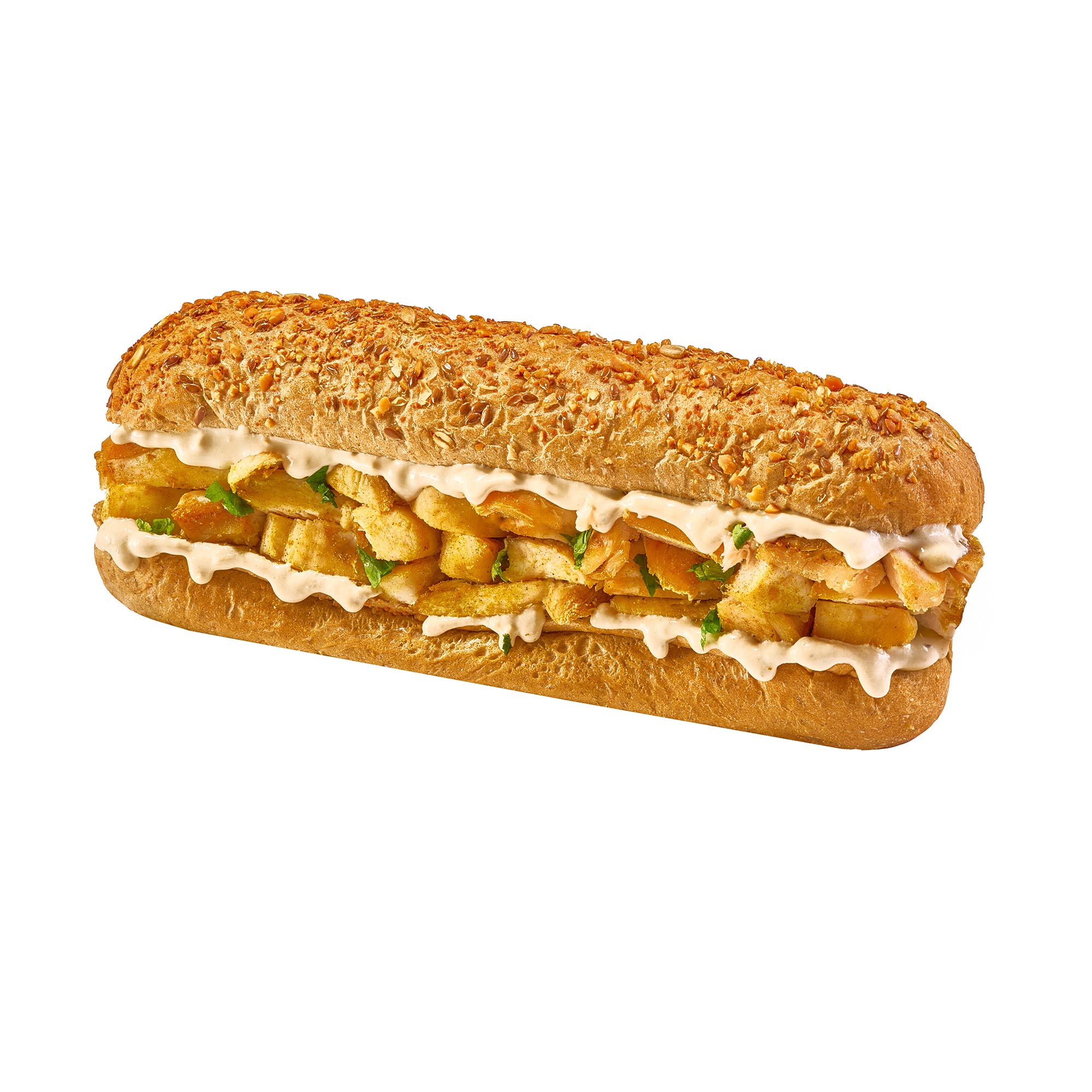 سندوتش فراخ كلاسيك عيش بني