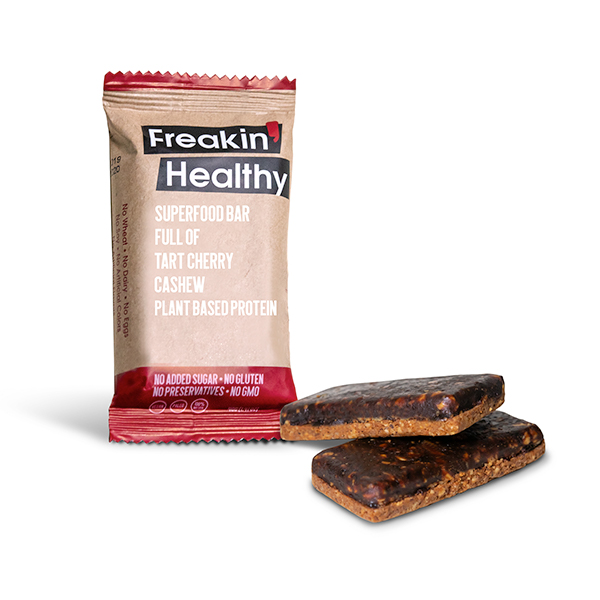 Freaking Healthy Peanut Tart Cherry Bar