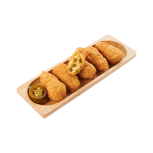 قطع الهـالبينو بالجبنة (6 قطع)