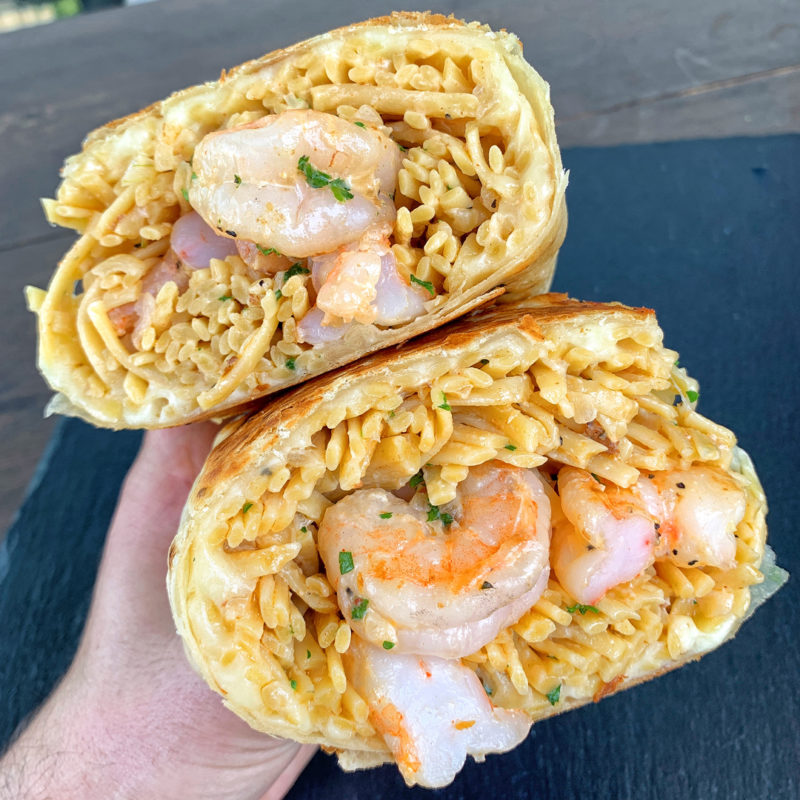 Fried Shrimp Burrito