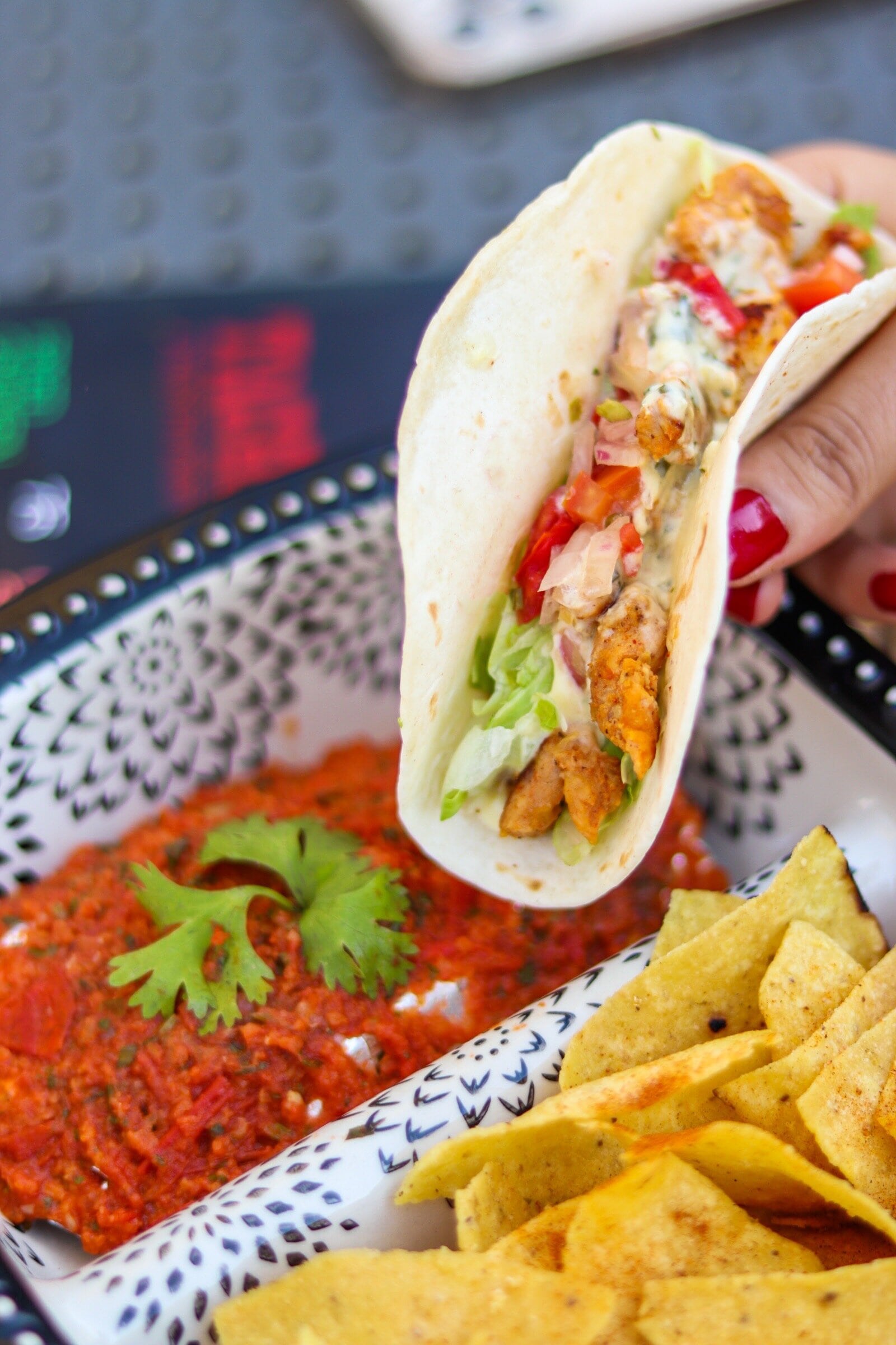 Grilled Chicken Tacos (Talabat)
