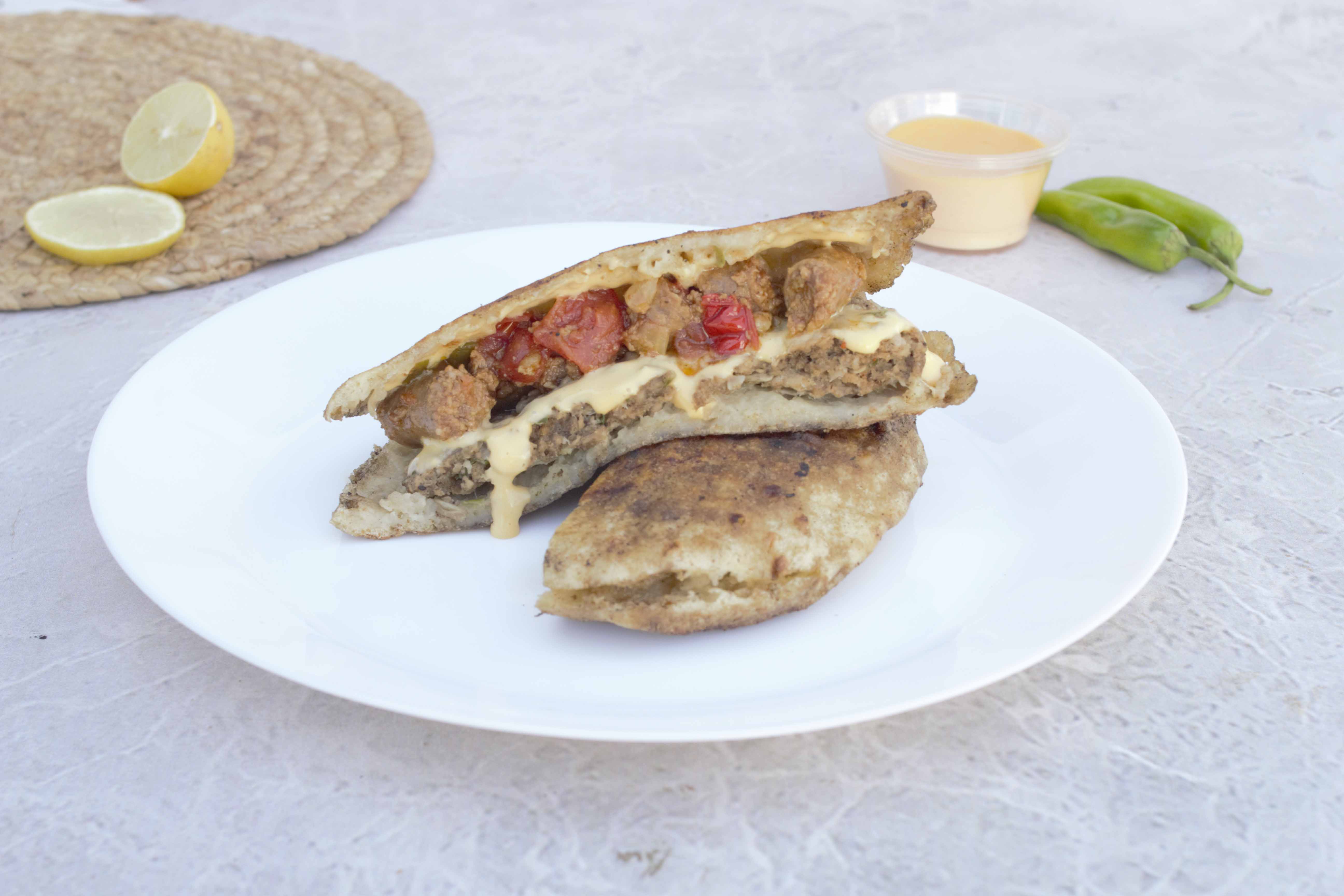 Hawashi sausage and cheese