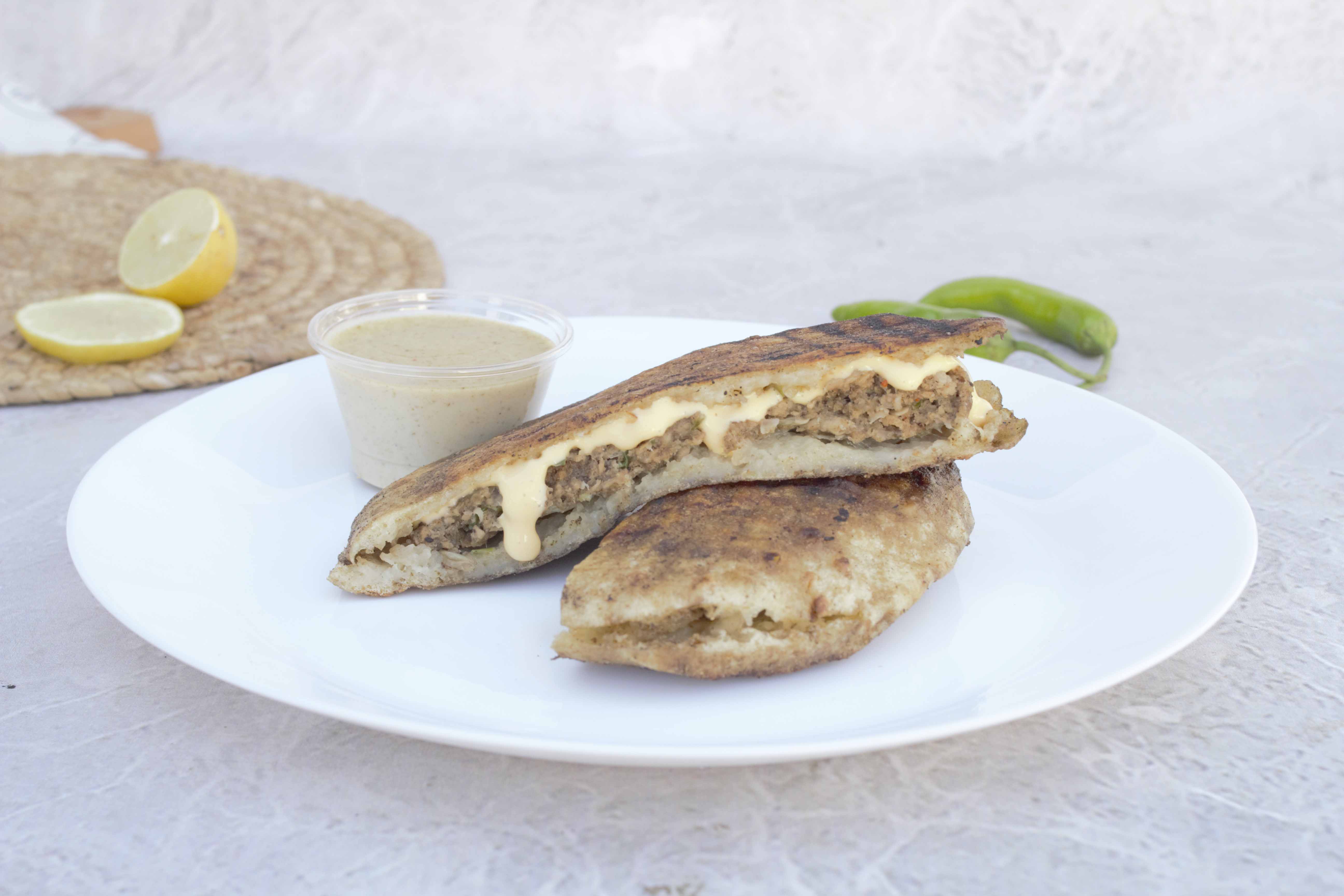 Hawawshi with cheese