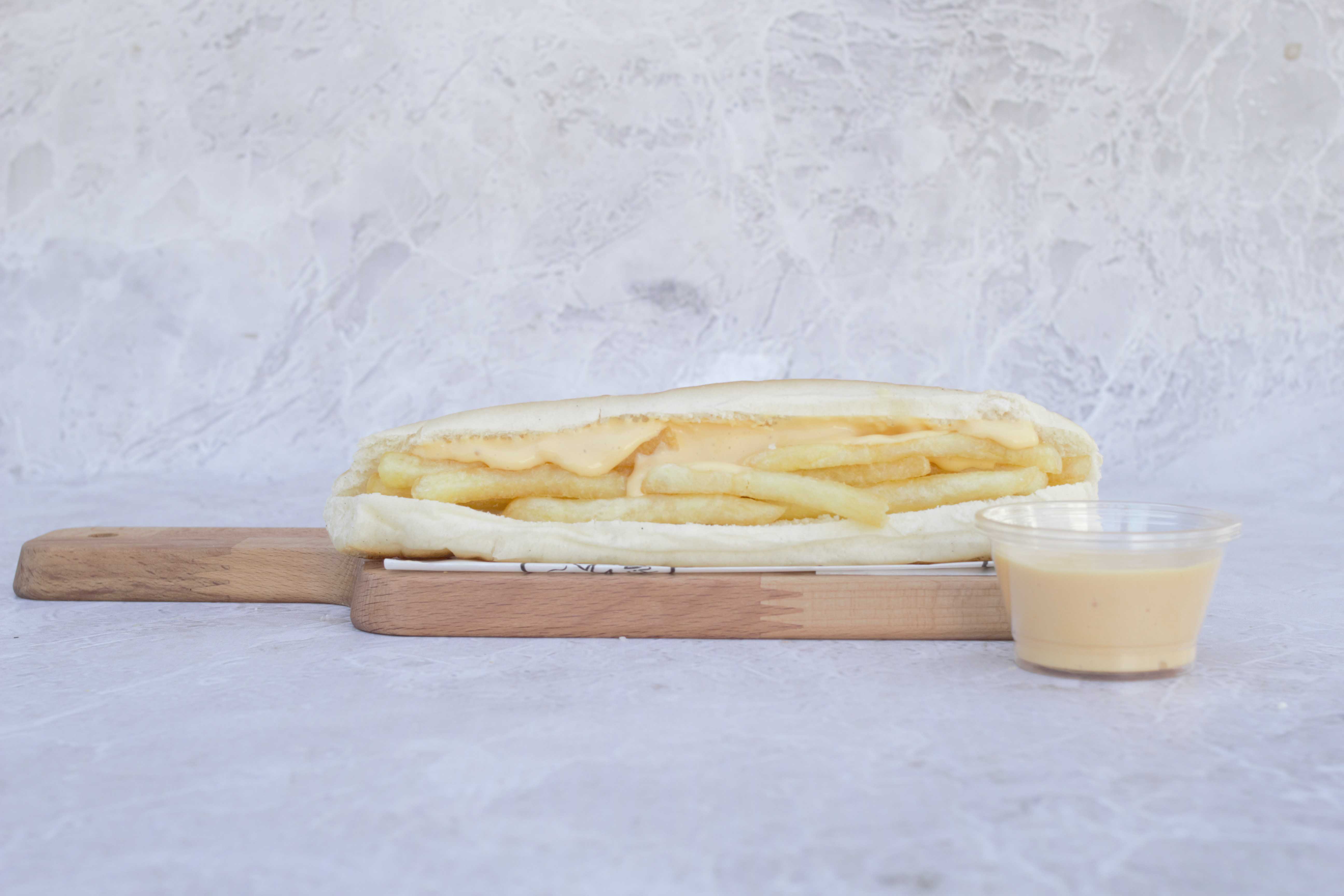 Fries with Cheese Sandwich