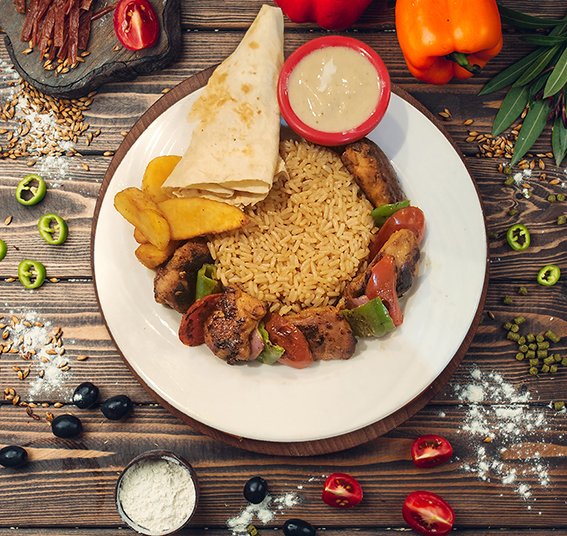 وجبة ريوز طاووق مشوى
