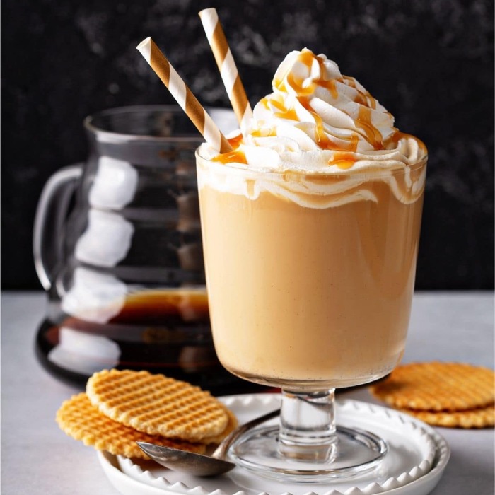 Iced Toffee Nut Latte
