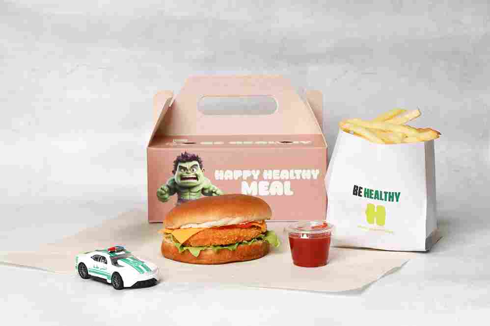 Happy Healthy Meal (Chicken Burger)