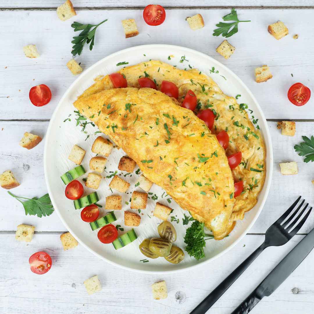 Omelet with Bread