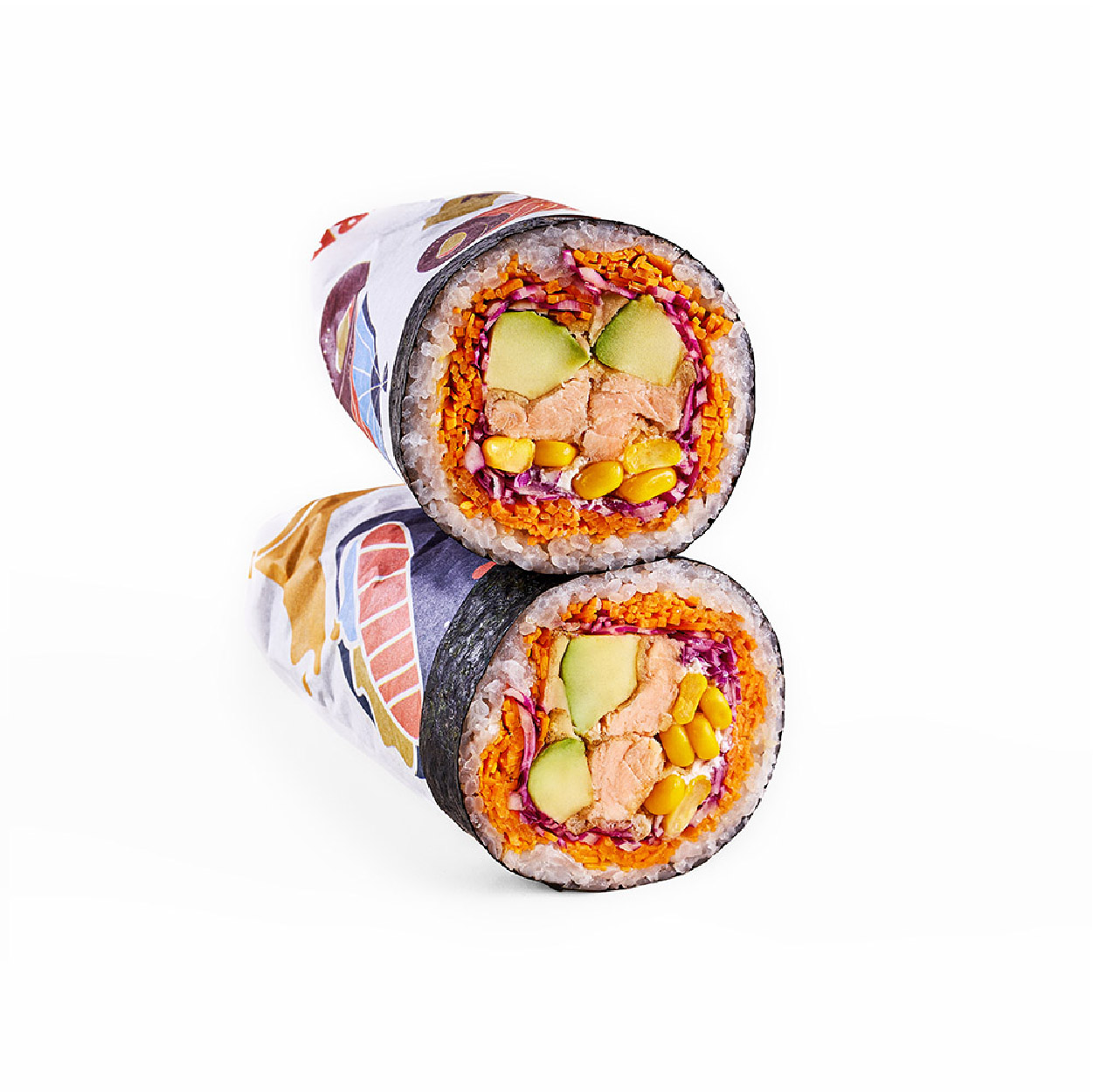 Tempura Salmon Burrito