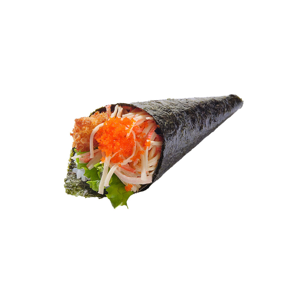 Shrimp Tempura & Crab Temaki - 1 Piece