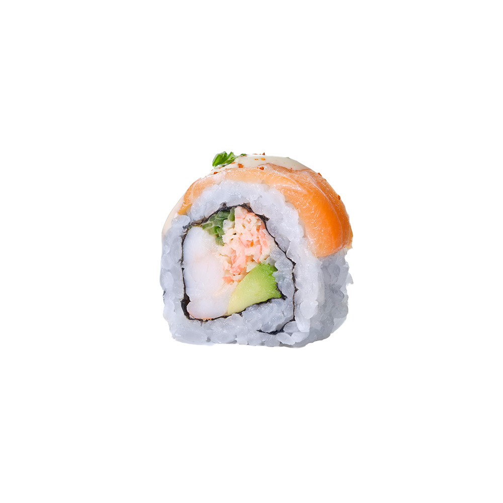 Ura Shrimp Salmon & Crab Roll - 4 Pieces