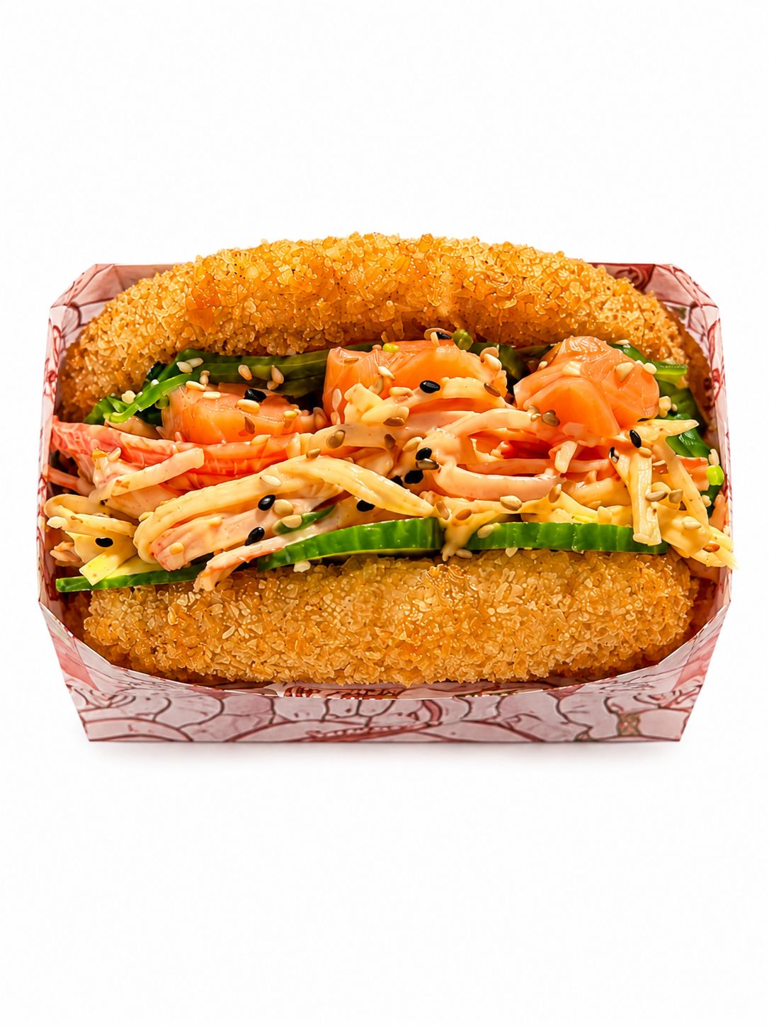 Salmon Sushi Burger