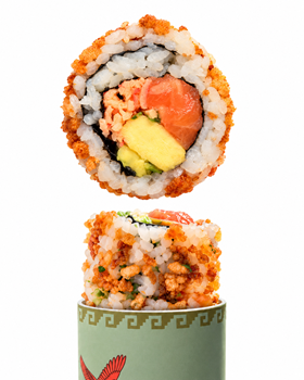 Salmon Crunch Pop