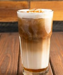Ice caramel macchiato